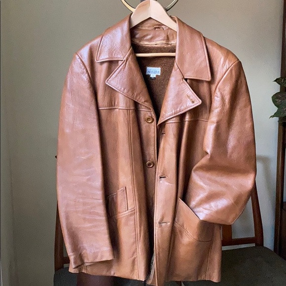 Vintage 70’s imported Cabretta leather jacket
